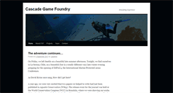 Desktop Screenshot of cascadegamefoundry.com